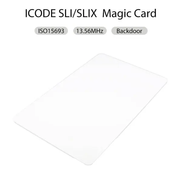 UID Changeable ISO15693 iCode SLI Magic Card - 56 Blocks - MTools Tec