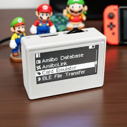 Alternative view of Pixl.js OLED for Amiibo