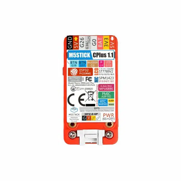 M5StickC PLUS ESP32-PICO Mini IoT Development Kit - MTools Tec