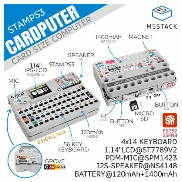 M5Stack Cardputer - MTools Tec