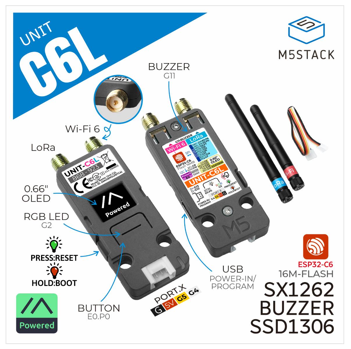 M5 Unit C6L - MT & MC Compatible - Image 2