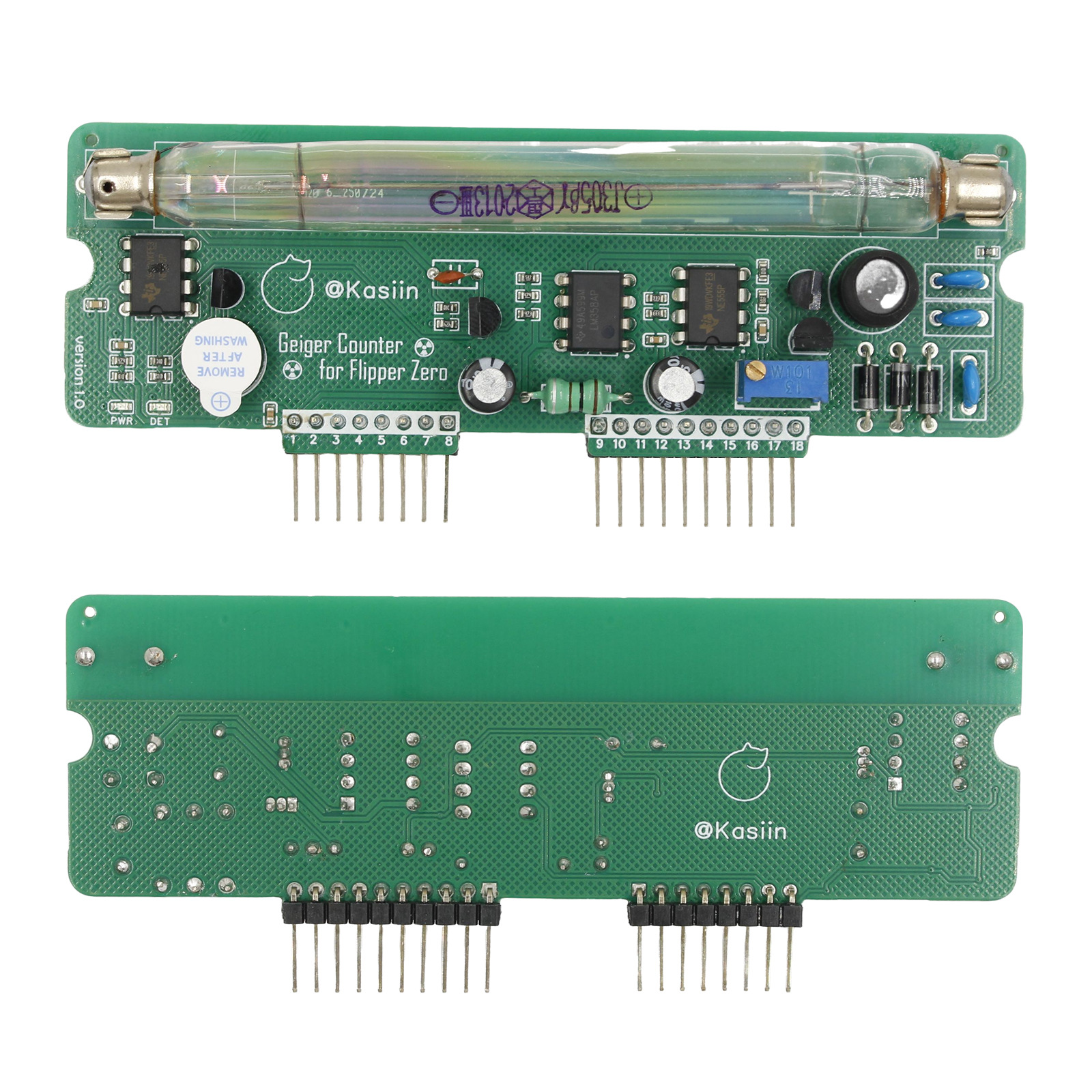 Flipper Zero Geiger Counter Module - Portable Nuclear Radiation