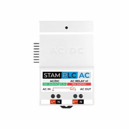 StamPLC AC Relay Power Supply Module - 12V/1A AC-DC Converter with 240V@10A Relay Control