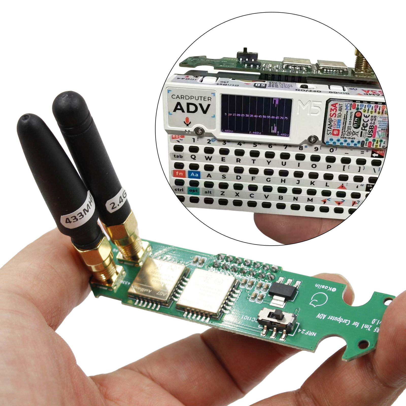 C2210 nRF24 RF CAP for CardPuter ADV