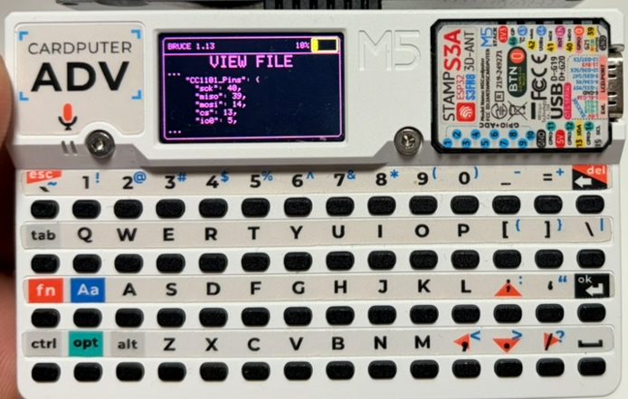 CC1101 pin configuration
