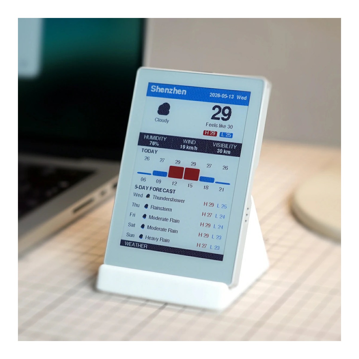 M5Paper Color – ESP32-S3 Dev Kit with 4" Full-Color E-Ink Display - Image 4