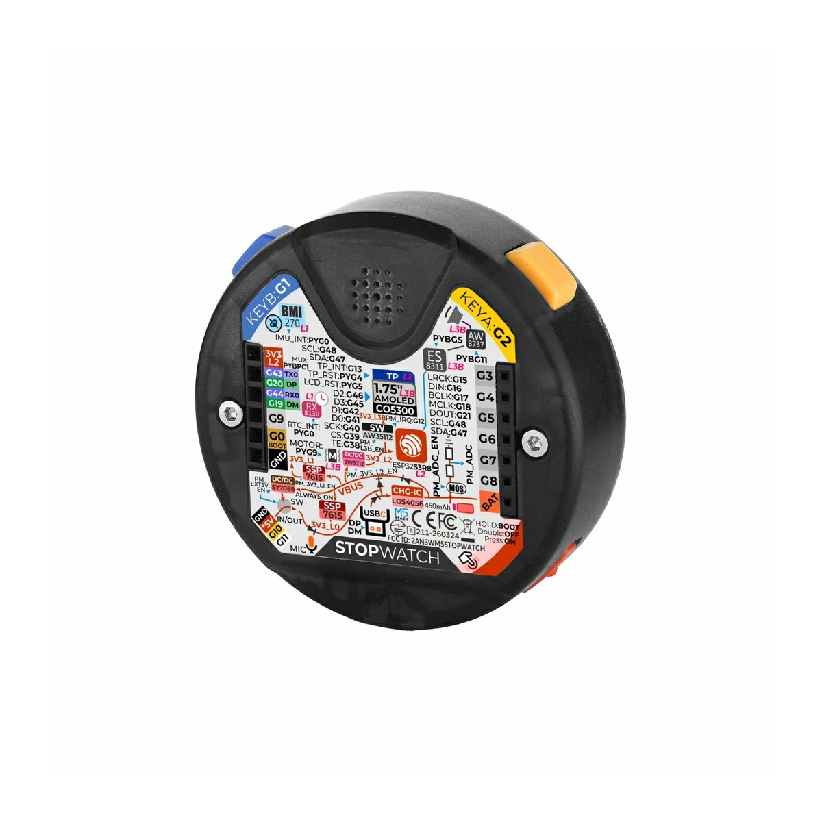 M5Stack StopWatch - ESP32-S3 Round AMOLED Touch Development Board - Image 13