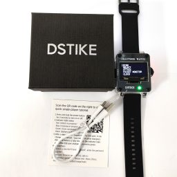 Deauther Watch X II package with watch, strap, USB-C cable, box and quick guide