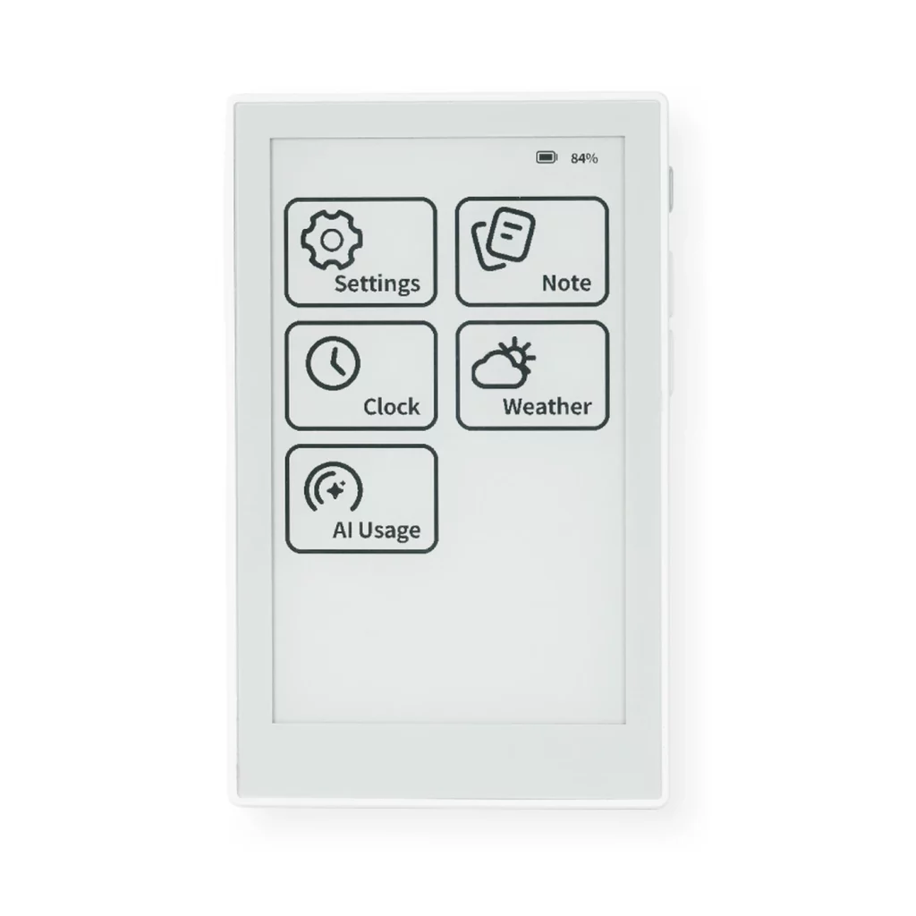 Seeed Studio reTerminal Sticky 3.97-inch ePaper display front view