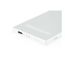Close-up of reTerminal Sticky USB-C port and controls