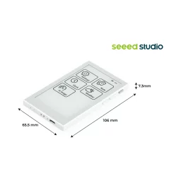 reTerminal Sticky dimensions: 106 by 65.5 by 7.3 millimeters