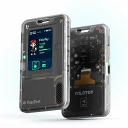 TRAE AI Card open wearable AI Passport front and back