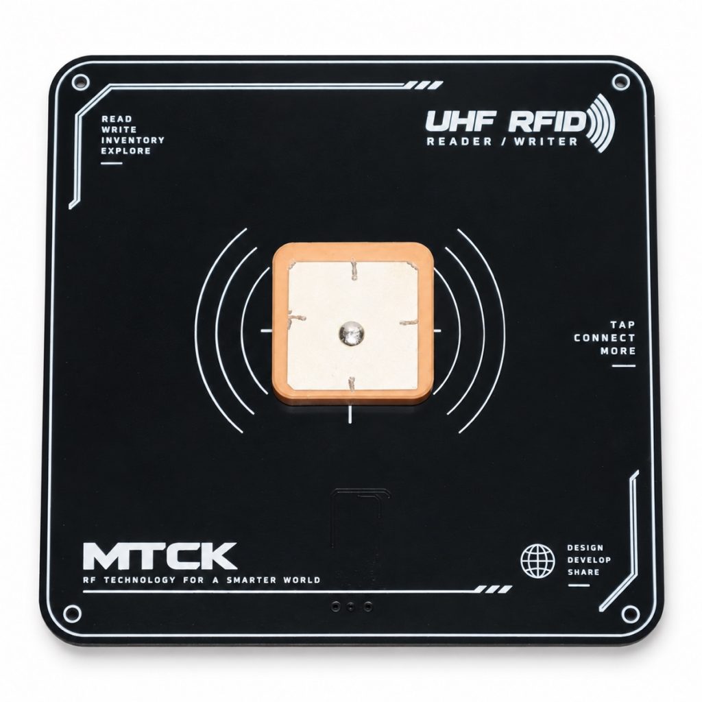 UHF Expansion Plus for Flipper Zero, front view on white background