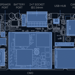 CardputerZero rear hardware and expansion ports